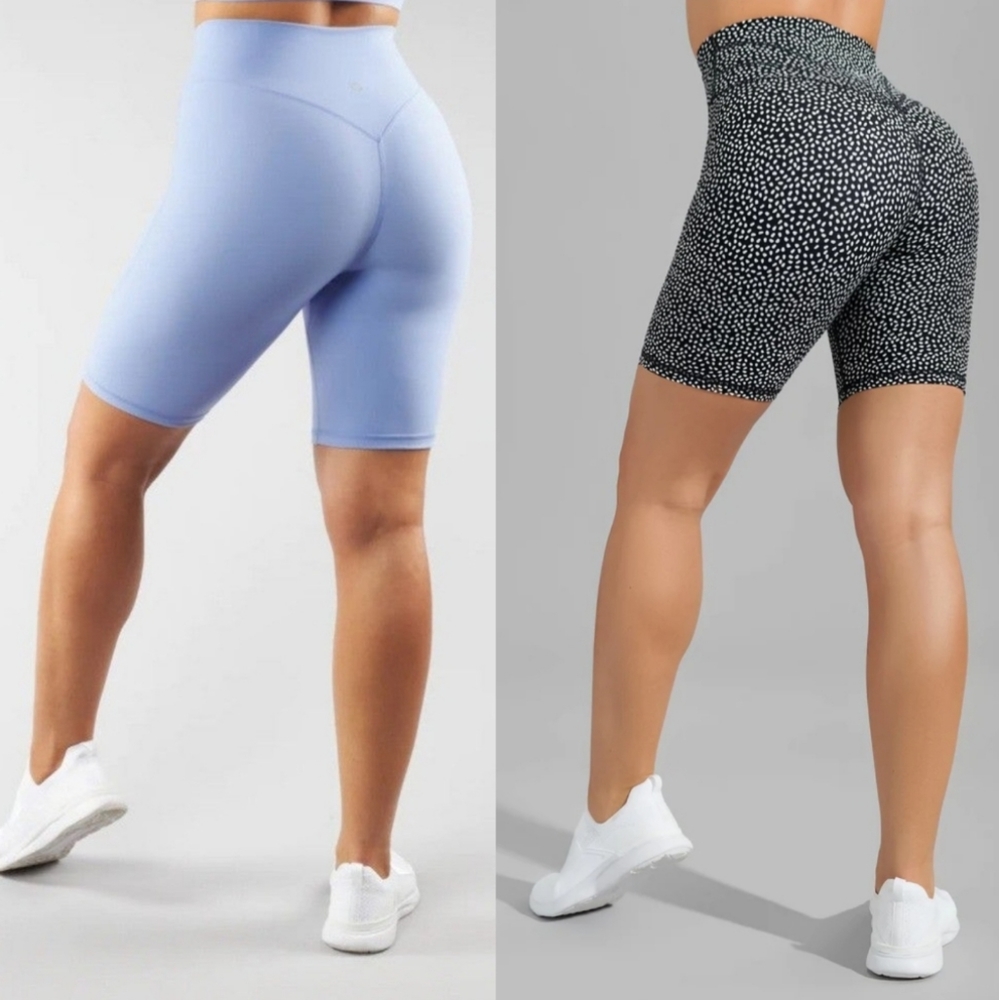 Two pairs of BuffBunny bike shorts